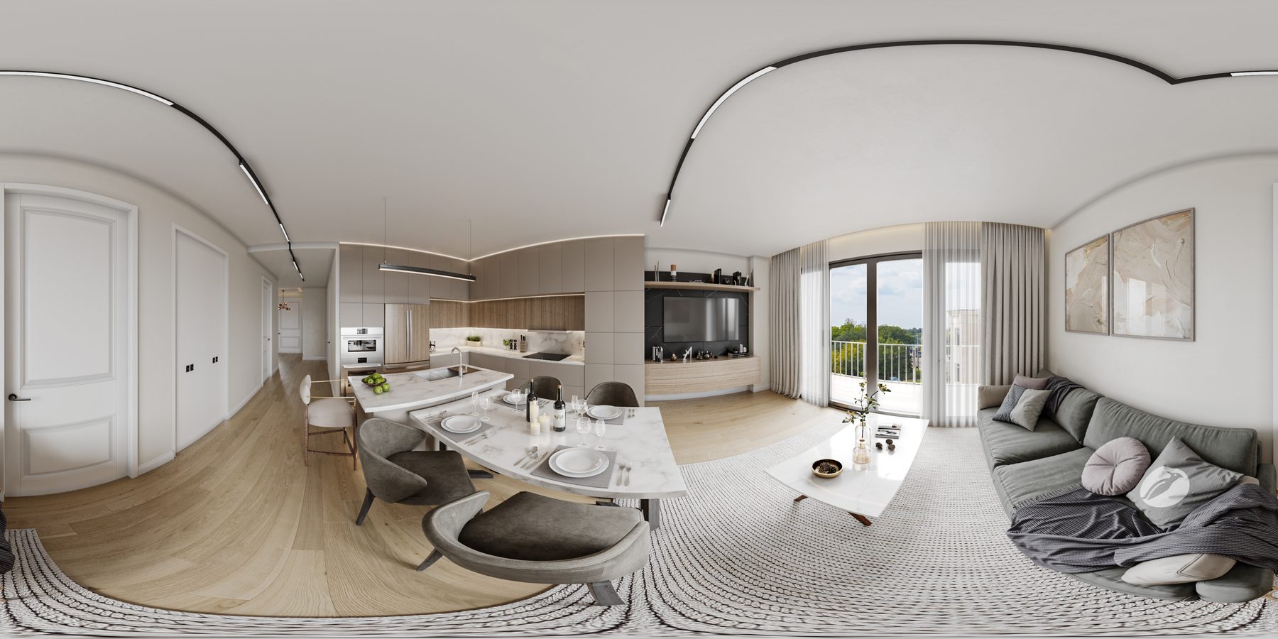 FountainPlaza Unit B6 OpenLivingArea